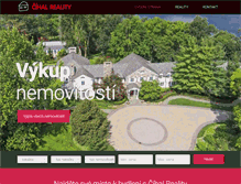Tablet Screenshot of cihalreality.cz